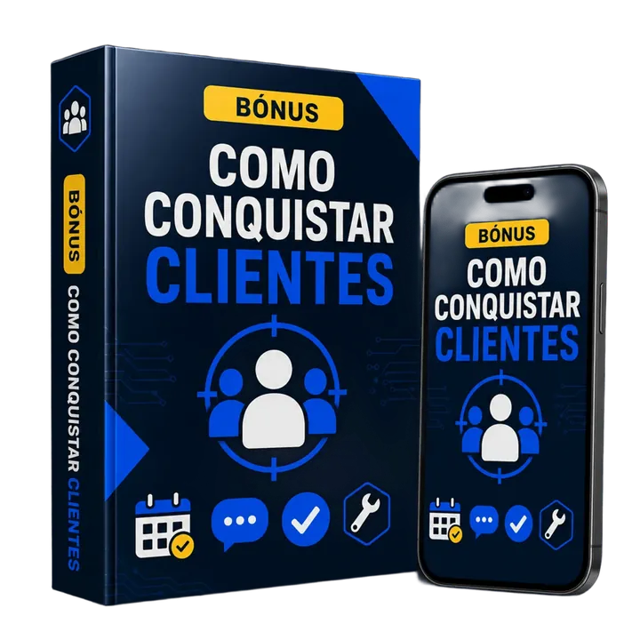 Mockup do bônus Como Conseguir Clientes para Serviços Elétricos